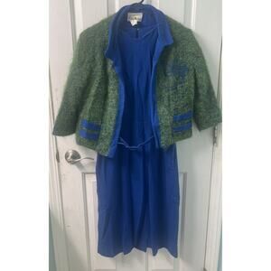 Edith Martin Vtg Dress With Jacket